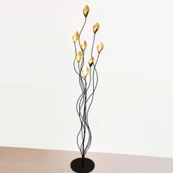 Design-LED-lattiavalaisin Calamaro, 8-lamppuinen