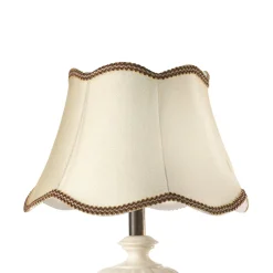 Desy pöytävalaisin, keraaminen, kermanvärinen, korkeus 60 cm, E27