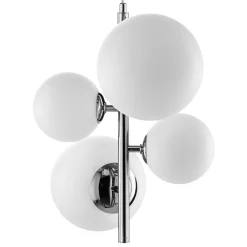 Dione-riippuvalaisin, 4-lamppuinen, kromi