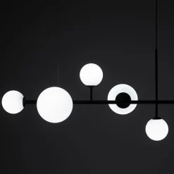 Dione-riippuvalaisin, 6-lamppuinen, musta