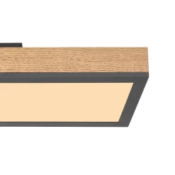 Doro LED-kattovalaisin, pituus 60 cm, tammi, puu