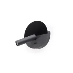 Duas-LED-seinävalo USB-latausliitännällä, musta
