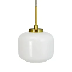 Dyberg Larsen Arp riippuvalaisin, messinginvärinen, lasi, Ø 15 cm