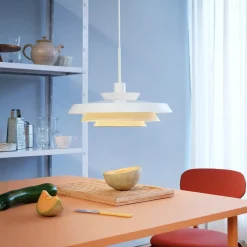 Dyberg Larsen DL44 riippuvalo, valkoinen, metalli, Ø 45 cm