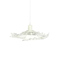 Dyberg Larsen Flora -riippuvalo, helmenvalkoinen, Ø 40 cm, metalli