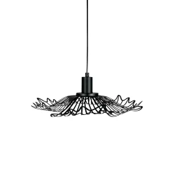 Dyberg Larsen Flora -riippuvalo, mattamusta, Ø 40 cm, metallia