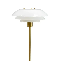 Dyberg Larsenin lattiavalaisin DL31, messingin värinen, korkeus 133 cm