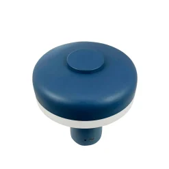 Dyberg Larsen ladattava LED-pöytävalaisin Porter, sininen, korkeus 16 cm