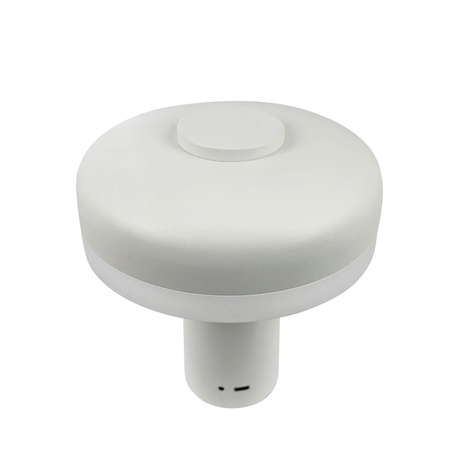 Dyberg Larsen ladattava LED-pöytävalaisin Porter, valkoinen, korkeus 16 cm