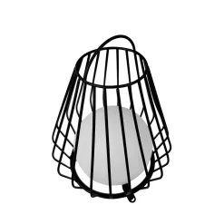 Dyberg Larsen LED-akkukäyttöinen pöytälamppu Evesham, korkeus 38 cm