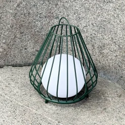 Dyberg Larsen LED-akkukäyttöinen pöytälamppu Evesham, korkeus 38 cm