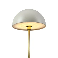 Dyberg Larsen LED-akkukäyttöinen pöytävalaisin Along, beige, 2 kpl:n sarja