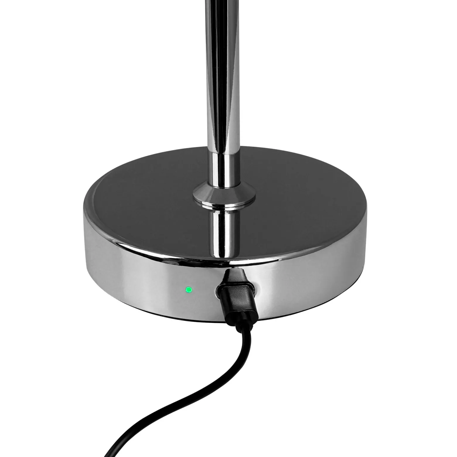 Dyberg Larsen LED-akkupöytälamppu Malmö, korkeus 23 cm, metalli