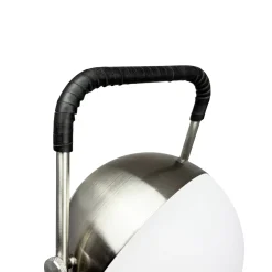 Dyberg Larsen LED-akkupöytävalaisin Mova, musta, IP44