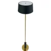 Dyberg Larsen LED-lattiavalaisin Yoyo, musta, korkeus 125 cm