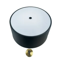 Dyberg Larsen LED-lattiavalaisin Yoyo, musta, korkeus 125 cm