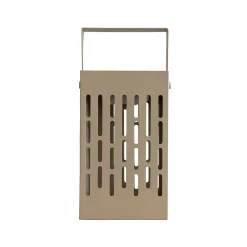 Dyberg Larsen LED-lyhty Luma, beige, 20 cm, IP44