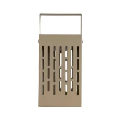 Dyberg Larsen LED-lyhty Luma, beige, 20 cm, IP44