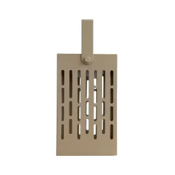 Dyberg Larsen LED-lyhty Luma, beige, 20 cm, IP44