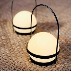 Dyberg Larsen LED-lyhty Summer, 2 kpl, musta