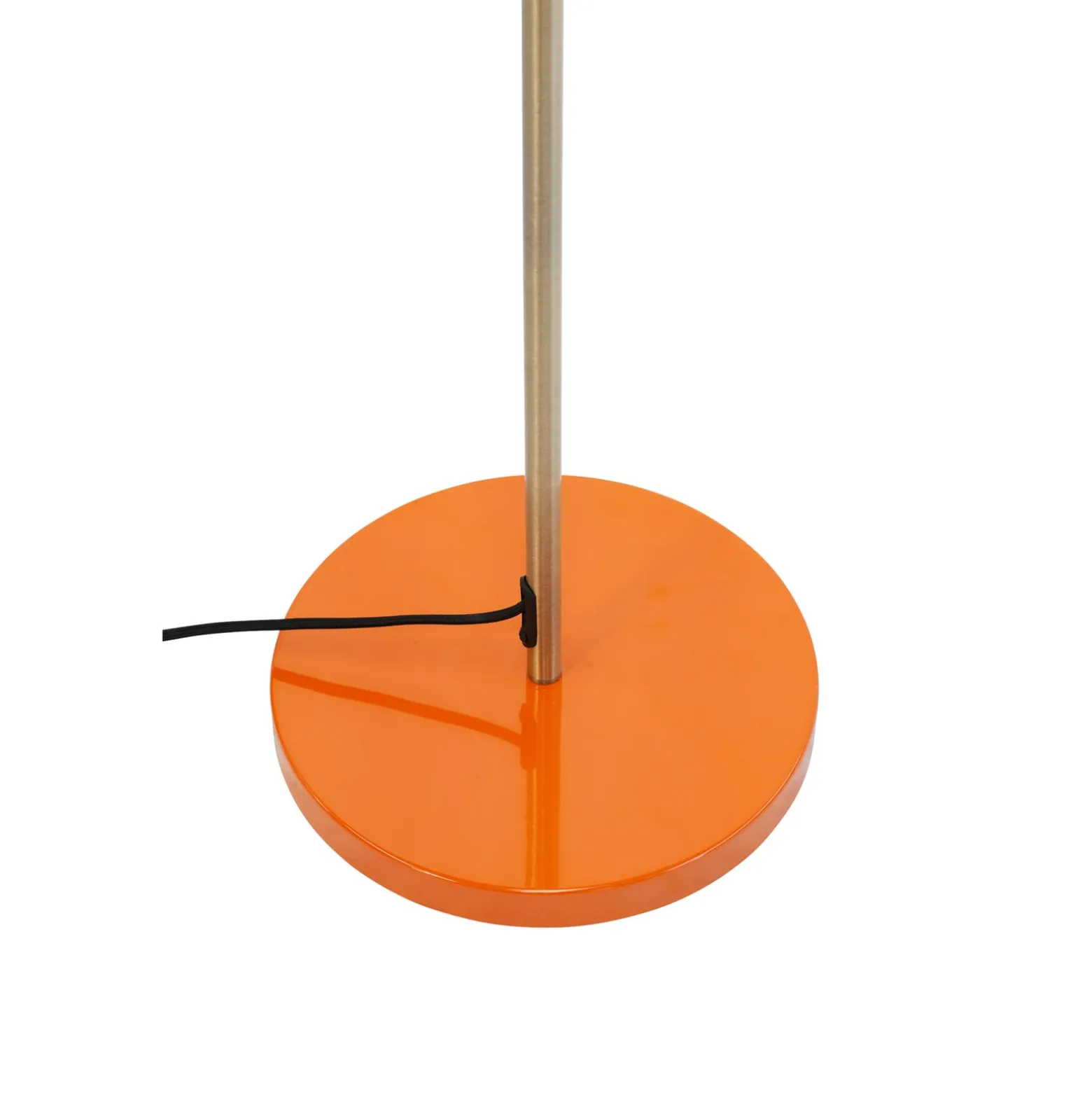 Dyberg Larsen Ocean-maavalaisin, oranssi, korkeus 160 cm, 2-lamppuinen.