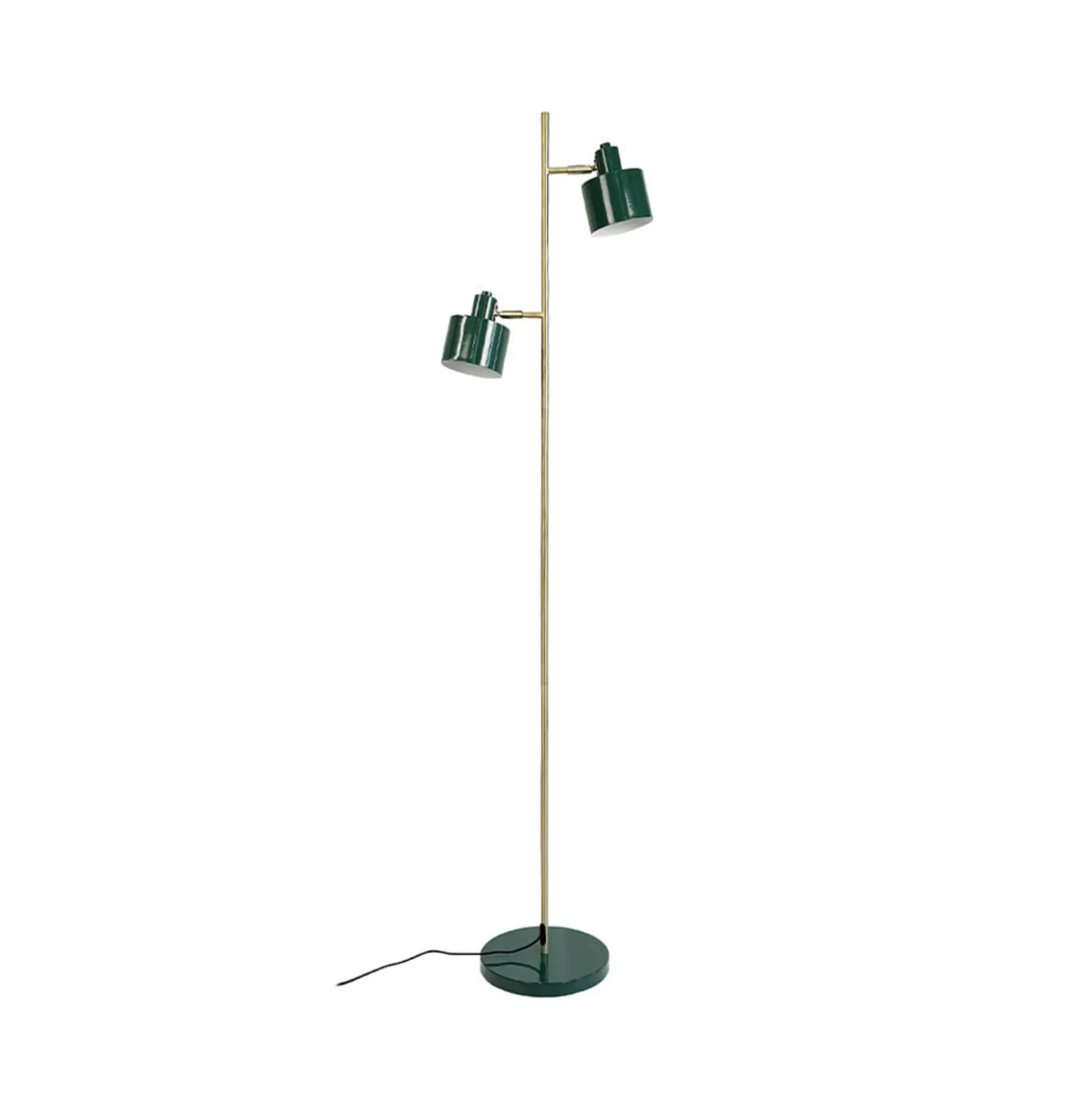 Dyberg Larsen Ocean -maavalaisin, tummanvihreä, 160 cm, 2-lamppuinen.