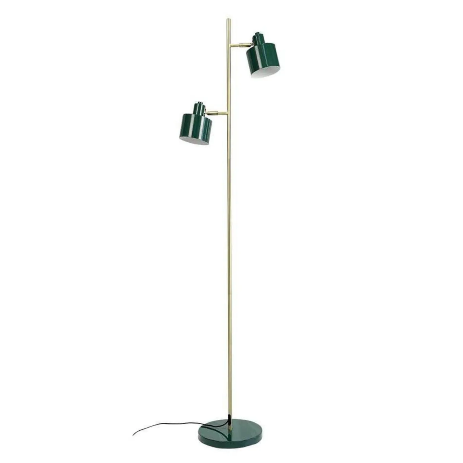 Dyberg Larsen Ocean -maavalaisin, tummanvihreä, 160 cm, 2-lamppuinen.