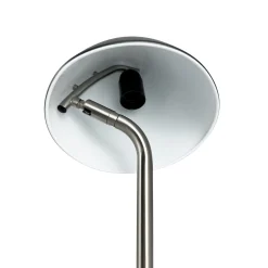 Dyberg Larsen pöytälamppu Oulu, musta/teräs, korkeus 47 cm