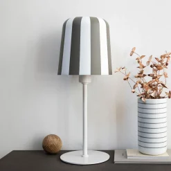 Dyberg Larsen pöytävalaisin Gry, harmaa/valkoinen, korkeus 49.5 cml