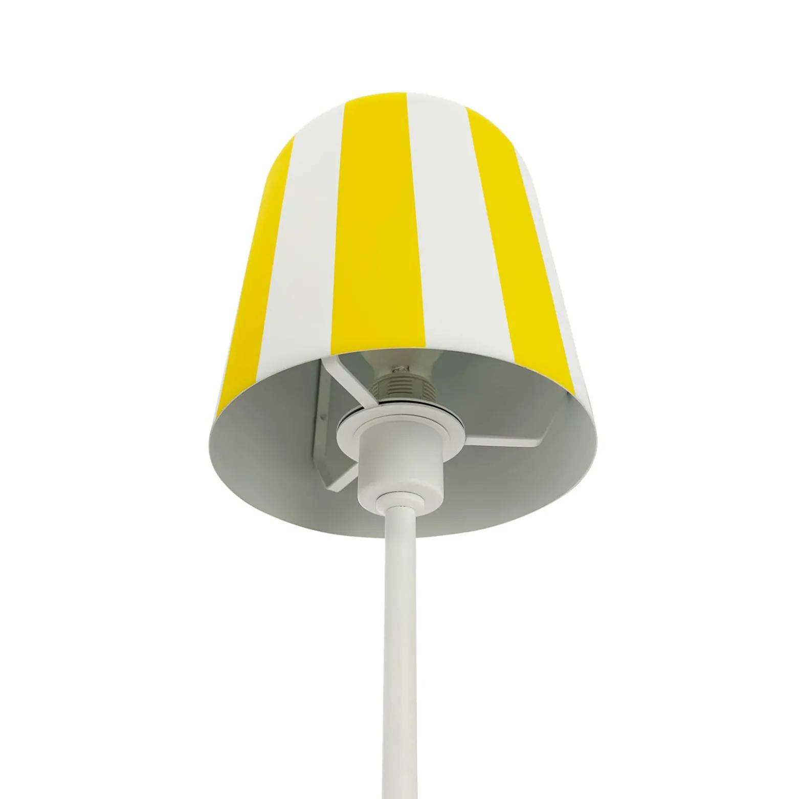 Dyberg Larsen pöytävalaisin Gry, keltainen/valkoinen, korkeus 49,5 cm