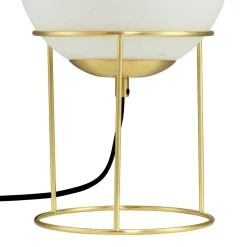 Dyberg Larsen pöytävalaisin Madrid, opaali/messinkinvärinen, 34 cm