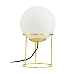 Dyberg Larsen pöytävalaisin Madrid, opaali/messinkinvärinen, 34 cm