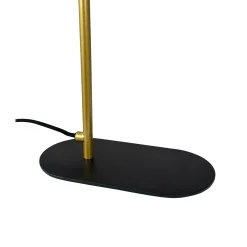 Dyberg Larsen pöytävalaisin Mini Arch, musta/messinki, 32 cm