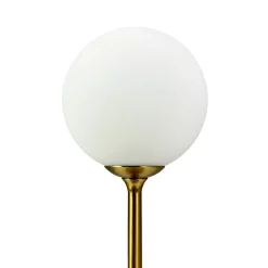 Dyberg Larsen pöytävalaisin Sia, opaali/messinkinvärinen, korkeus 12 cm