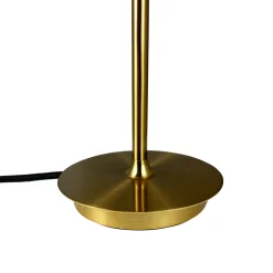 Dyberg Larsen pöytävalaisin Sia, opaali/messinkinvärinen, korkeus 12 cm