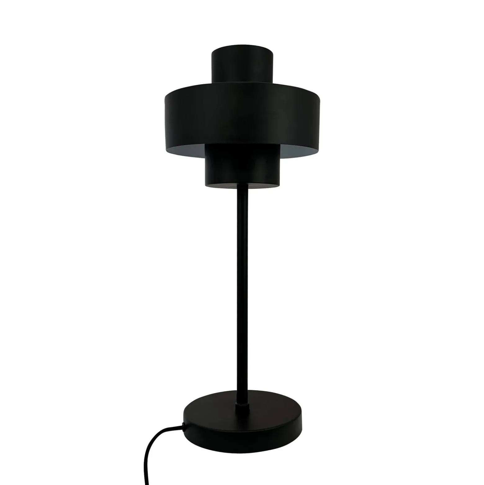 Dyberg Larsen pöytävalaisin Stoke, musta, korkeus 49,5 cm