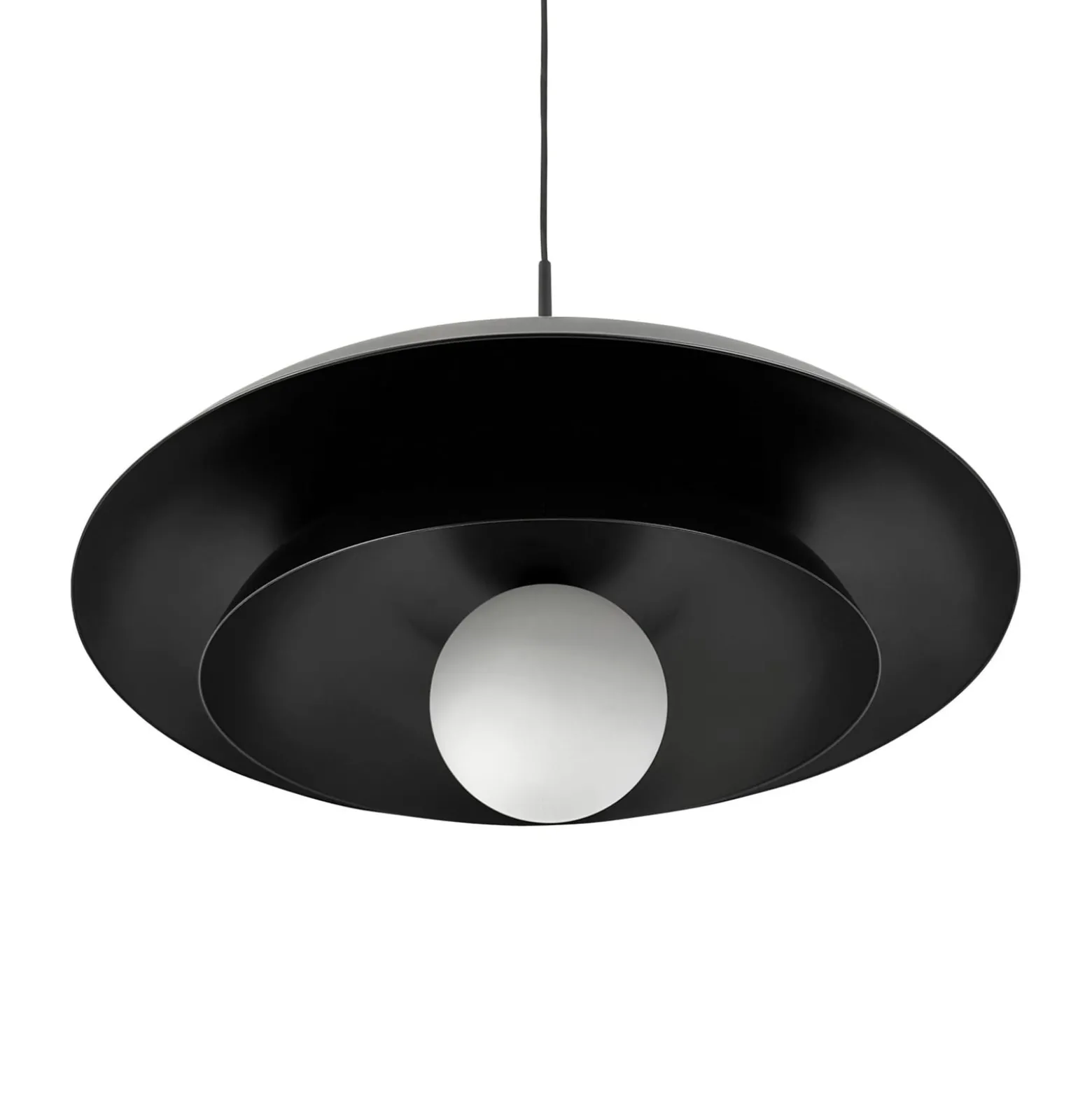 Dyberg Larsen Riippuvalaisin Ava, musta, metalli, Ø 44 cm