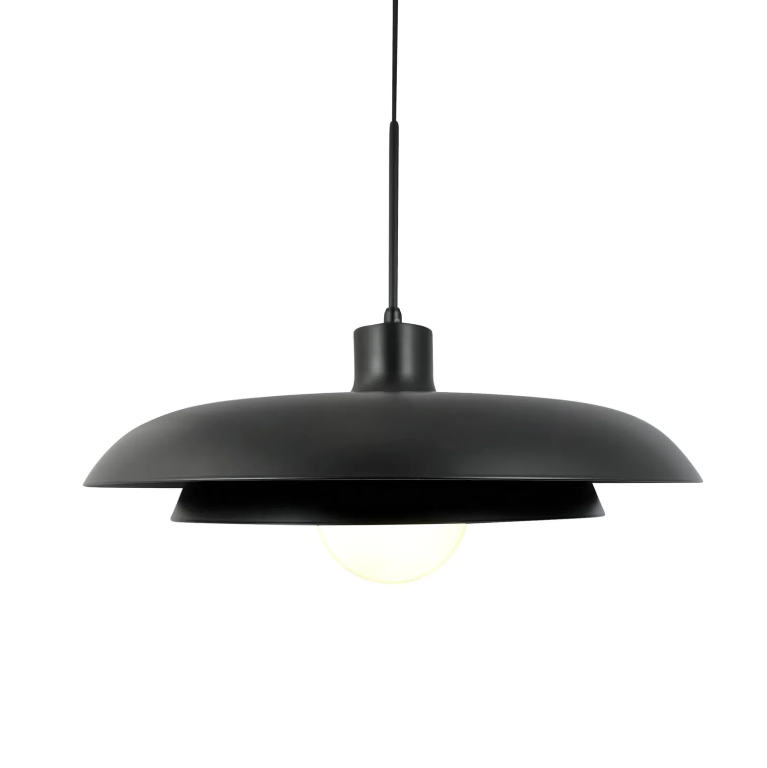 Dyberg Larsen Riippuvalaisin Ava, musta, metalli, Ø 44 cm