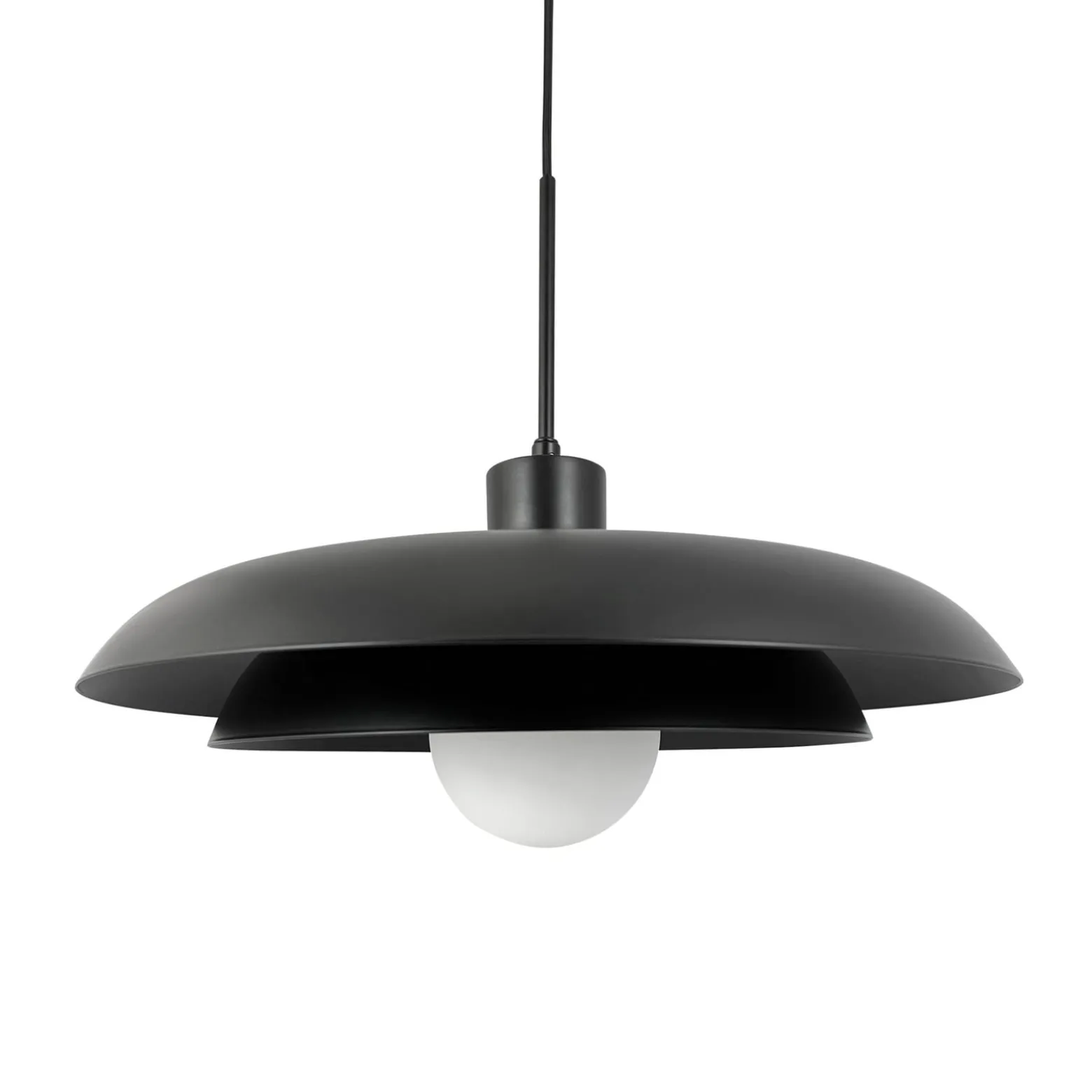 Dyberg Larsen Riippuvalaisin Ava, musta, metalli, Ø 44 cm