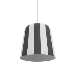 Dyberg Larsen Riippuvalaisin Gry, harmaa/valkoinen, Ø 20 cm, metallia