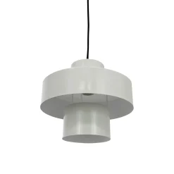 Dyberg Larsen Riippuvalaisin Stoke, kitti valkoinen, Ø 20 cm, metallia