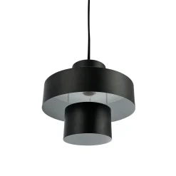 Dyberg Larsen Riippuvalaisin Stoke, musta, Ø 20 cm, metallia