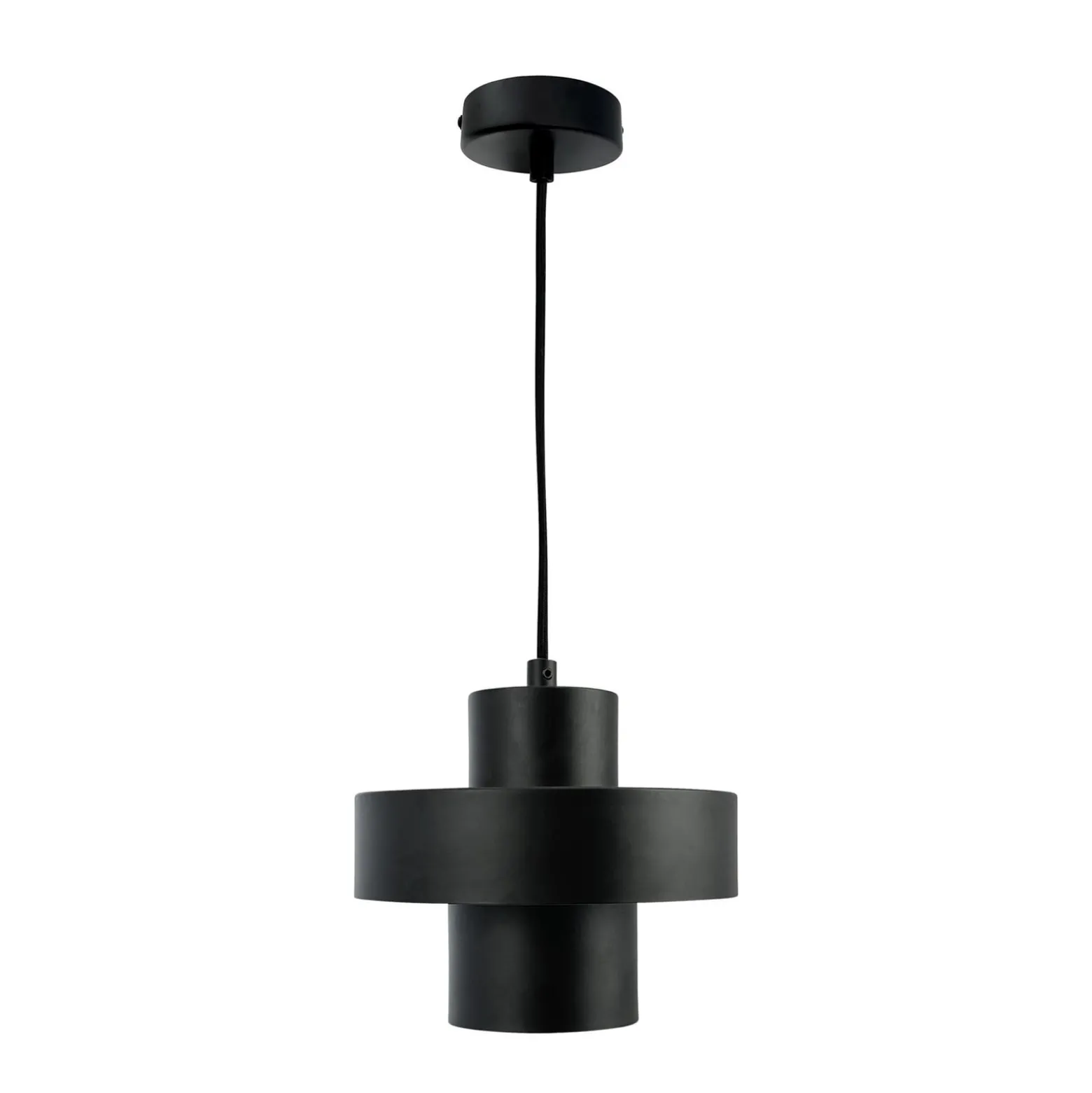 Dyberg Larsen Riippuvalaisin Stoke, musta, Ø 20 cm, metallia