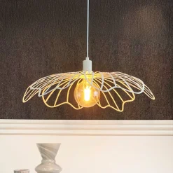 Dyberg Larsen riippuvalo BLUMEN, helmiäisvalkoinen, Ø 60 cm, metalli