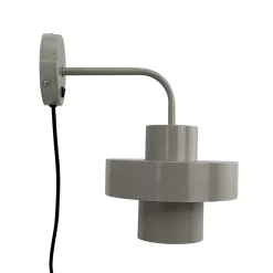 Dyberg Larsen seinävalaisin Stoke, harmaa, Ø 20 cm, metallia