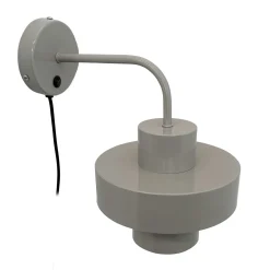 Dyberg Larsen seinävalaisin Stoke, harmaa, Ø 20 cm, metallia