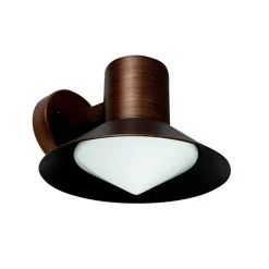 Dyberg Larsen Venice -ulkoseinälamppu, kuparivärinen, Ø 20 cm