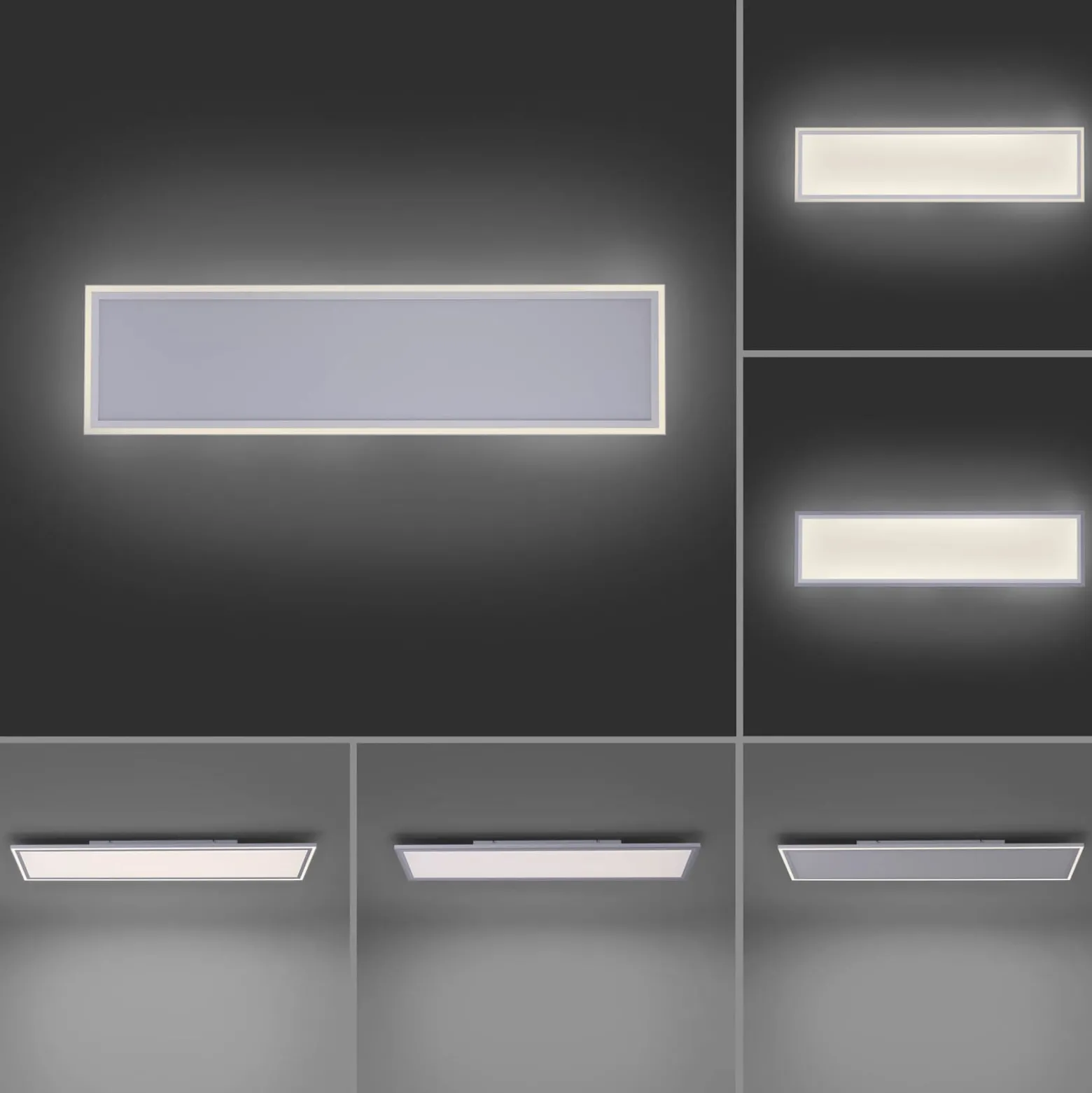 Edging-LED-paneeli, tunable white, 121x31 cm