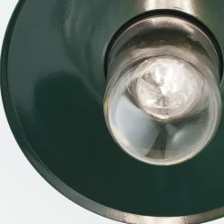 Edward ulkokattovalaisin, vihreä, Ø 27,5 cm, alumiini/lasi