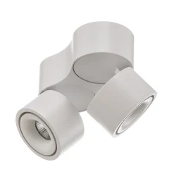 Egger Clippo S Duo LED-kattospotti valkoinen 3000K